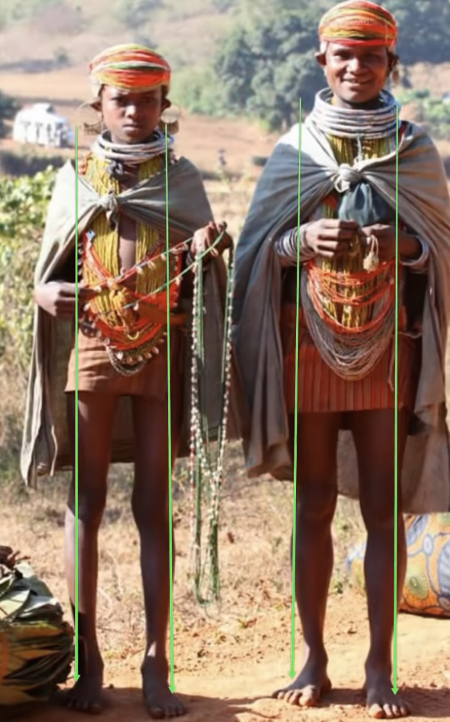 Personas que caminan descalzas con una alineación natural de piernas y pies